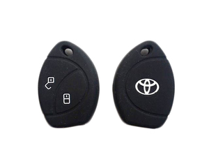Чехол силиконовый для TOYOTA КЛЮЧ ЗАЖИГАНИЯ НА 2 КНОПКИ (1070)